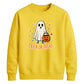 Cute little ghost trick or treat Halloween Unisex Sweatshirt