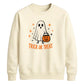 Cute little ghost trick or treat Halloween Unisex Sweatshirt