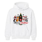 Cute Meowy Cat Tree Slogan Print Christmas Unisex Hoodies