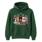 Cute Meowy Cat Tree Slogan Print Christmas Unisex Hoodies