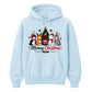 Cute Meowy Cat Tree Slogan Print Christmas Unisex Hoodies