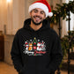 Cute Meowy Cat Tree Slogan Print Christmas Unisex Hoodies