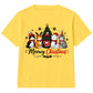 Cute Meowy Kittens Festive Tree Art Christmas Kids T-Shirt