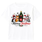 Cute Meowy Kittens Festive Tree Art Christmas Kids T-Shirt
