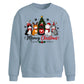 Cute Meowy Kittens Graphic Christmas Oversized Sweatshirt