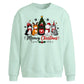 Cute Meowy Kittens Graphic Christmas Oversized Sweatshirt