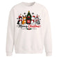 Cute Meowy Kittens Graphic Christmas Oversized Sweatshirt