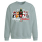 Cute Meowy Kittens Graphic Christmas Oversized Sweatshirt
