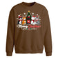 Cute Meowy Kittens Graphic Christmas Oversized Sweatshirt
