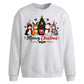 Cute Meowy Kittens Graphic Christmas Oversized Sweatshirt