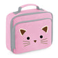 Kids Lunch Bag Black Cat Face Cute Insulated Lunch Bag Cooler Box