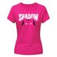 Cute Peeping Black Cat Shadow Graphic ladies fit T-Shirt
