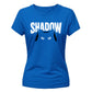 Cute Peeping Black Cat Shadow Graphic ladies fit T-Shirt