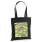 Cute playful green frogs pattern graphic cotton Tote Bag
