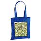 Cute playful green frogs pattern graphic cotton Tote Bag