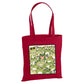 Cute playful green frogs pattern graphic cotton Tote Bag