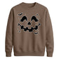 Cute pumpkin face bats spooky Halloween Unisex Sweatshirt