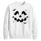 Cute pumpkin face bats spooky Halloween Unisex Sweatshirt