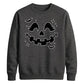 Cute pumpkin face bats spooky Halloween Unisex Sweatshirt