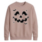Cute pumpkin face bats spooky Halloween Unisex Sweatshirt