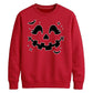 Cute pumpkin face bats spooky Halloween Unisex Sweatshirt