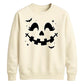 Cute pumpkin face bats spooky Halloween Unisex Sweatshirt