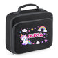 Unicorn Kids Lunch Bag with Custom Name Insulated Lunch Bag Cooler Box