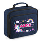 Unicorn Kids Lunch Bag with Custom Name Insulated Lunch Bag Cooler Box