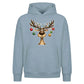 Cute Reindeer Antler Baubles Christmas Oversized Hoodie