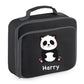 Panda Kids Lunch Bag with Custom Name Insulated Lunch Bag Cooler Box