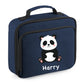 Panda Kids Lunch Bag with Custom Name Insulated Lunch Bag Cooler Box