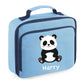 Panda Kids Lunch Bag with Custom Name Insulated Lunch Bag Cooler Box