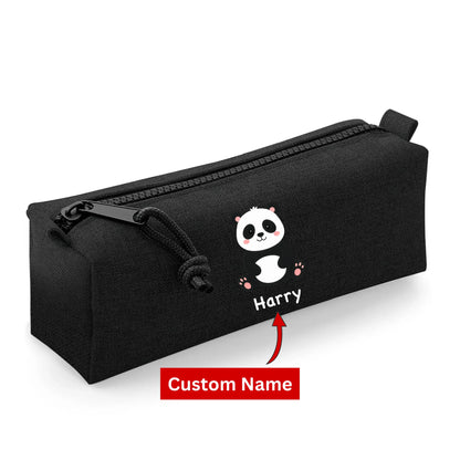 Panda Kids Pencil Case with Custom Name