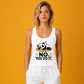 Cute Sleeping Panda No You Do It Graphic Ladies Tank Top