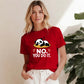 Cute Sleeping Panda No You Do It Slogan Ladies T-Shirt