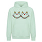 Cute Sleeping Reindeer Lights Christmas Oversized Hoodie