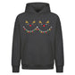 Cute Sleeping Reindeer Lights Christmas Oversized Hoodie