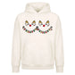 Cute Sleeping Reindeer Lights Christmas Oversized Hoodie