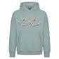 Cute Sleeping Reindeer Lights Christmas Oversized Hoodie