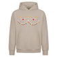 Cute Sleeping Reindeer Lights Christmas Oversized Hoodie