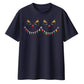 Cute Sleeping Reindeer Lights Christmas Oversized T-Shirt