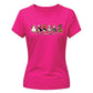 Cute spooky costume geese graphic Halloween ladies t-shirt