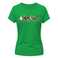 Cute spooky costume geese graphic Halloween ladies t-shirt
