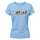 Cute spooky costume geese graphic Halloween ladies t-shirt