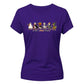 Cute spooky costume geese graphic Halloween ladies t-shirt