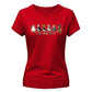 Cute spooky costume geese graphic Halloween ladies t-shirt