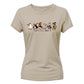 Cute spooky costume geese graphic Halloween ladies t-shirt