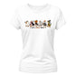 Cute spooky costume geese graphic Halloween ladies t-shirt