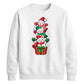 Cute stacked snowmen gift box Christmas Unisex Sweatshirt