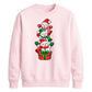 Cute stacked snowmen gift box Christmas Unisex Sweatshirt